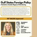 Gulf States Foreign Policy: Mediation Amidst Regional Reordering on February 12, 2026